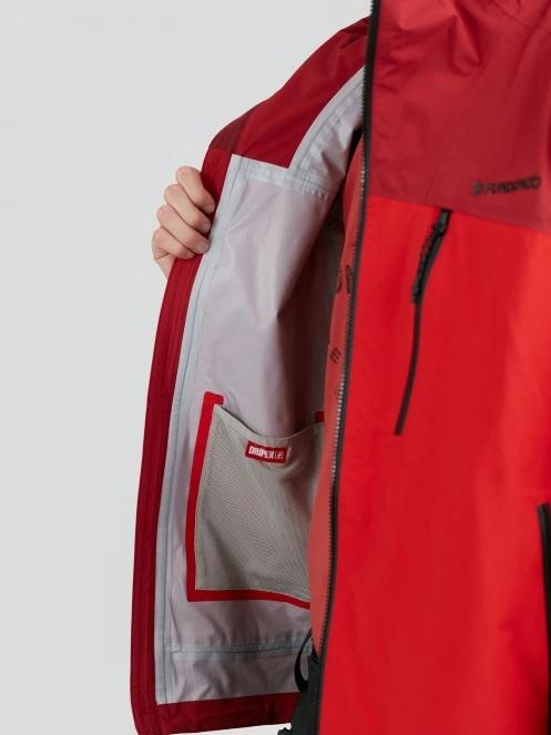 Fundango Levy 3L Jacket męski kurtka przeciwdeszczowa czerwony 9