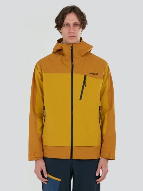 Fundango Levy 3L Jacket męski kurtka przeciwdeszczowa brąz 2