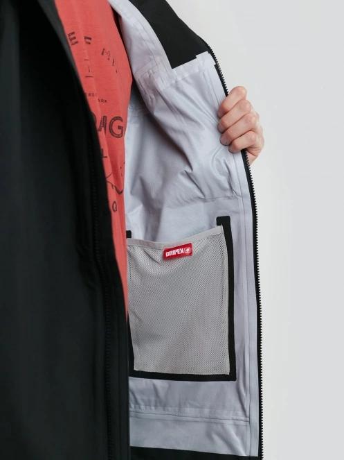 Fundango Levy 3L Jacket męski kurtka przeciwdeszczowa czarny 8