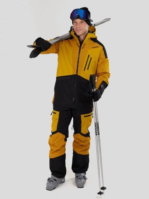 Fundango Rigel ECO 3L Jacket męski kurtka narciarska żółty 4