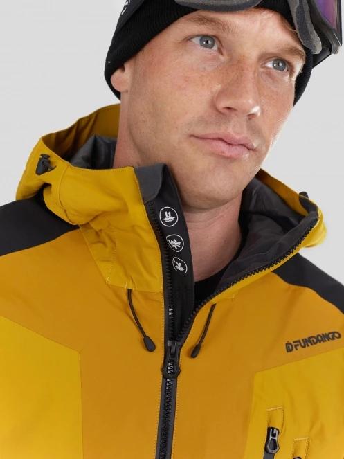 Fundango Rigel ECO 3L Jacket męski kurtka narciarska żółty 8