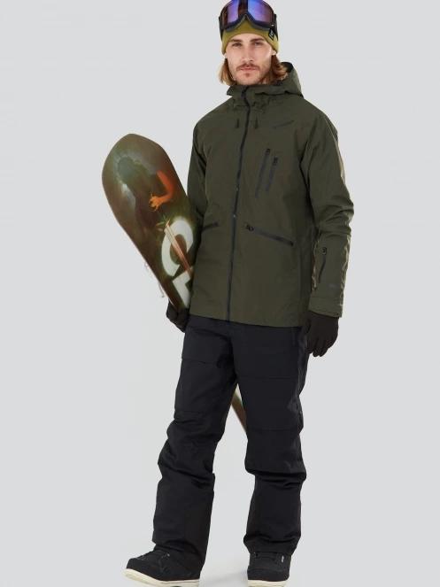 Fundango Rigel ECO 3L Jacket męski kurtka narciarska oliwka 4