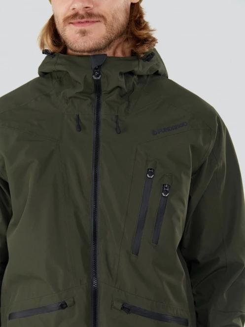 Fundango Rigel ECO 3L Jacket męski kurtka narciarska oliwka 7