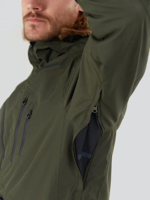Fundango Rigel ECO 3L Jacket męski kurtka narciarska oliwka 8