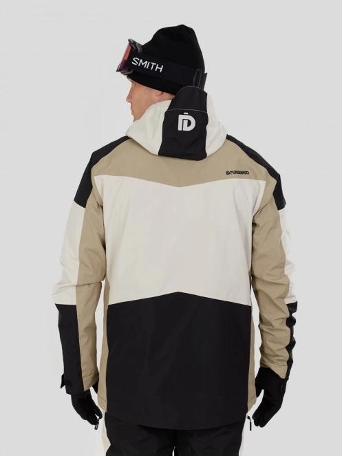 Fundango Rigel ECO 3L Jacket męski kurtka narciarska piasek 3