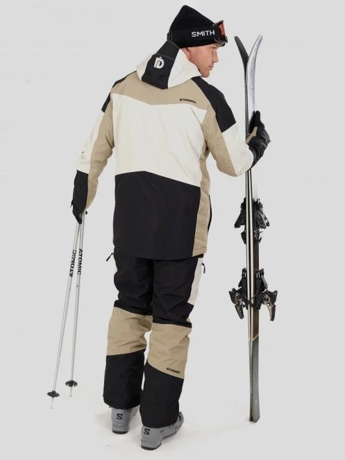 Fundango Rigel ECO 3L Jacket męski kurtka narciarska piasek 4