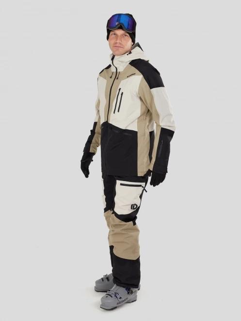 Fundango Rigel ECO 3L Jacket męski kurtka narciarska piasek 7