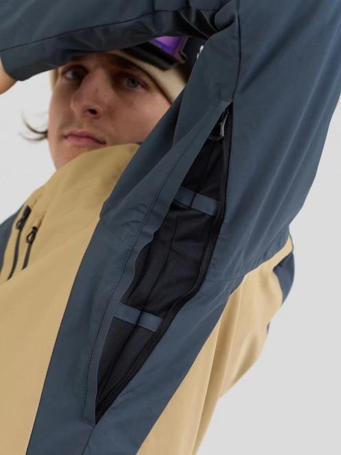 Fundango Rigel ECO 3L Jacket męski kurtka przeciwdeszczowa piasek 10