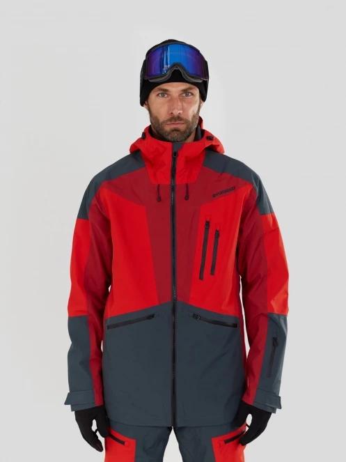 Fundango Rigel ECO 3L Jacket męski kurtka przeciwdeszczowa czerwony 2