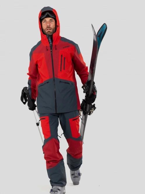 Fundango Rigel ECO 3L Jacket męski kurtka przeciwdeszczowa czerwony 4