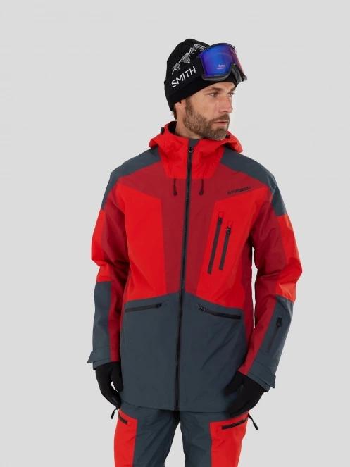 Fundango Rigel ECO 3L Jacket męski kurtka przeciwdeszczowa czerwony 6