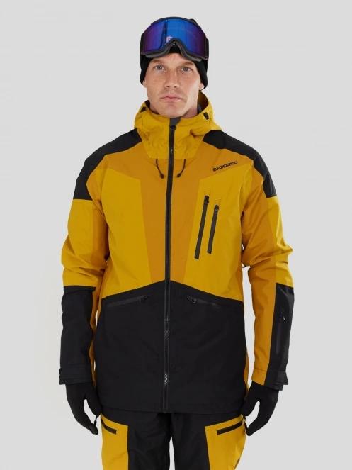 Fundango Rigel ECO 3L Jacket męski kurtka przeciwdeszczowa żółty 2