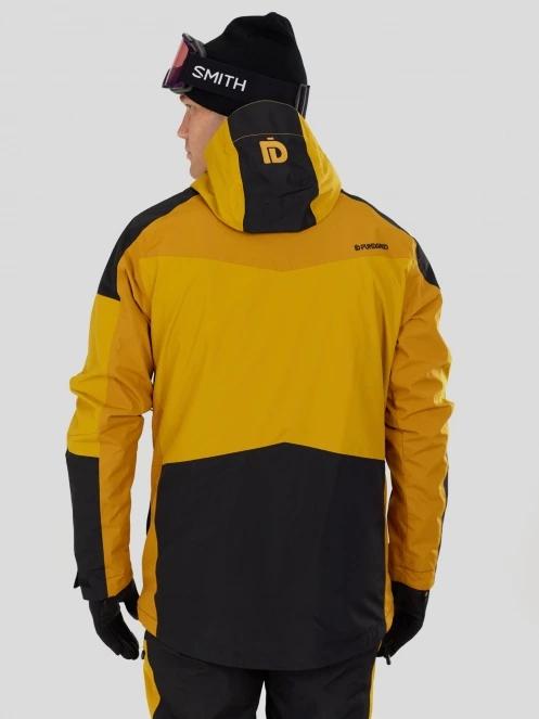 Fundango Rigel ECO 3L Jacket męski kurtka przeciwdeszczowa żółty 3