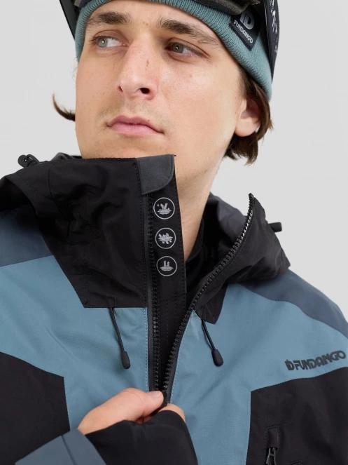 Fundango Rigel ECO 3L Jacket męski kurtka przeciwdeszczowa zielony 9