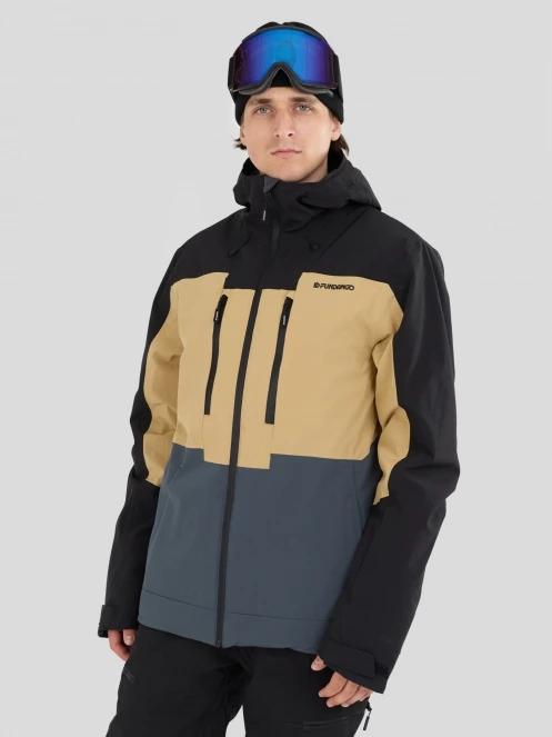 Fundango Nelson Allmountain Jacket męski kurtka narciarska piasek 2
