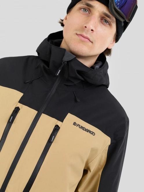 Fundango Nelson Allmountain Jacket męski kurtka narciarska piasek 5