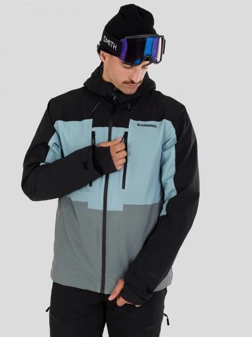 Fundango Nelson Allmountain Jacket męski kurtka narciarska zielony 6