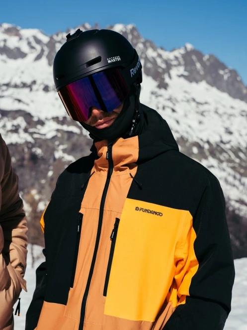 Fundango Nelson Allmountain Jacket męski kurtka narciarska pomarańczowy 11
