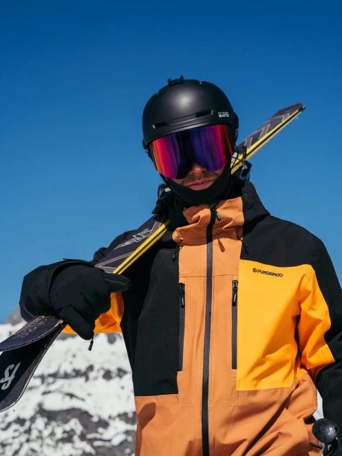 Fundango Nelson Allmountain Jacket męski kurtka narciarska pomarańczowy 12