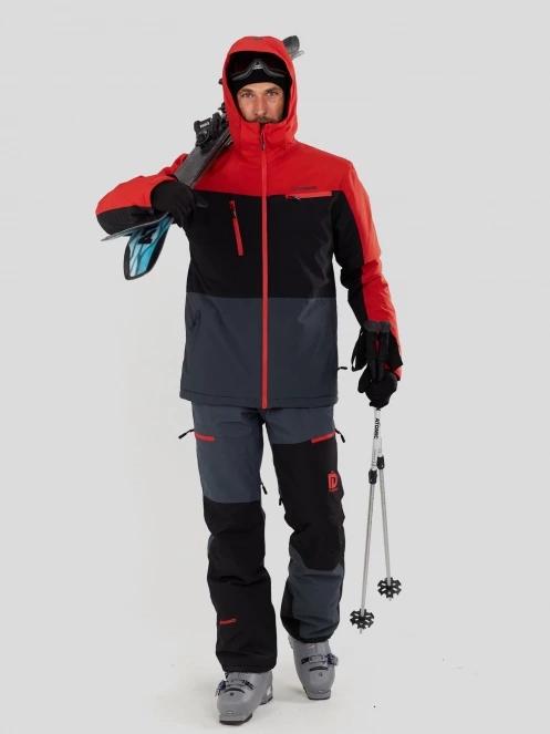 Fundango Horatio Allmountain Jacket męski kurtka narciarska czerwony 4