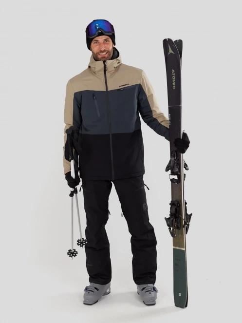 Fundango Horatio Allmountain Jacket męski kurtka narciarska piasek 4