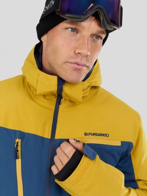 Fundango Horatio Allmountain Jacket męski kurtka narciarska żółty 9