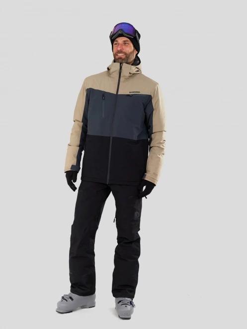 Fundango Horatio Allmountain Jacket męski kurtka narciarska piasek 6