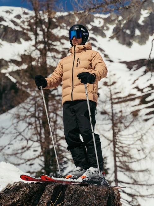 Fundango Portage Padded Jacket męski pikowana kurtka narciarska piasek 12
