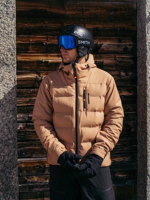 Fundango Portage Padded Jacket męski pikowana kurtka narciarska piasek 13