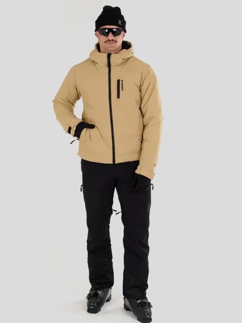 Fundango Portage Padded Jacket męski pikowana kurtka narciarska piasek 6