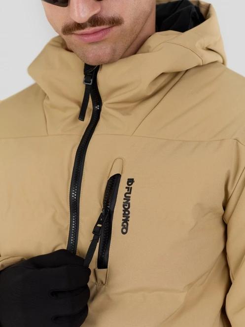 Fundango Portage Padded Jacket męski pikowana kurtka narciarska piasek 7