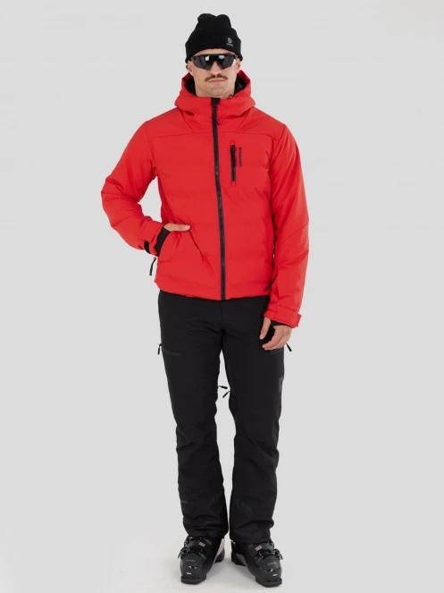 Fundango Portage Padded Jacket męski pikowana kurtka narciarska czerwony 4