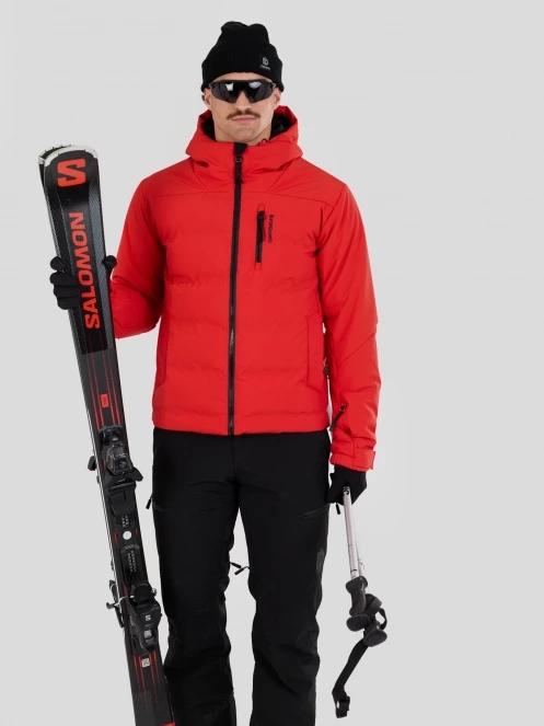 Fundango Portage Padded Jacket męski pikowana kurtka narciarska czerwony 6