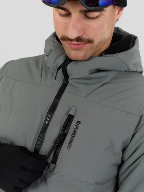 Fundango Portage Padded Jacket męski pikowana kurtka narciarska zielony 7