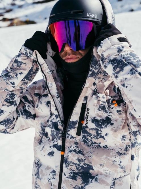 Fundango Portage Padded Jacket męski pikowana kurtka narciarska piasek 10