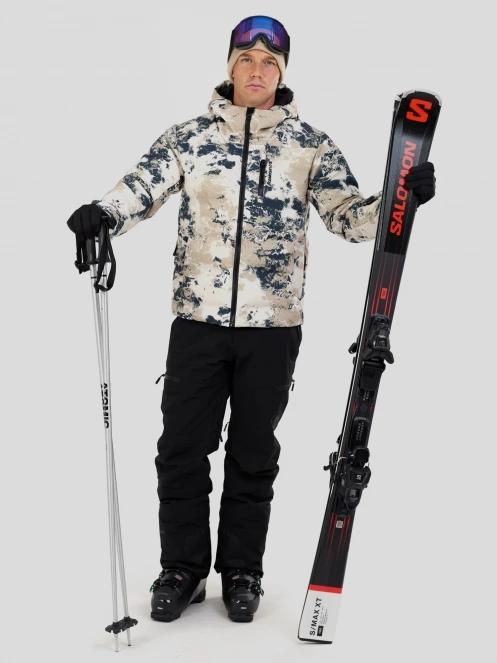 Fundango Portage Padded Jacket męski pikowana kurtka narciarska piasek 4