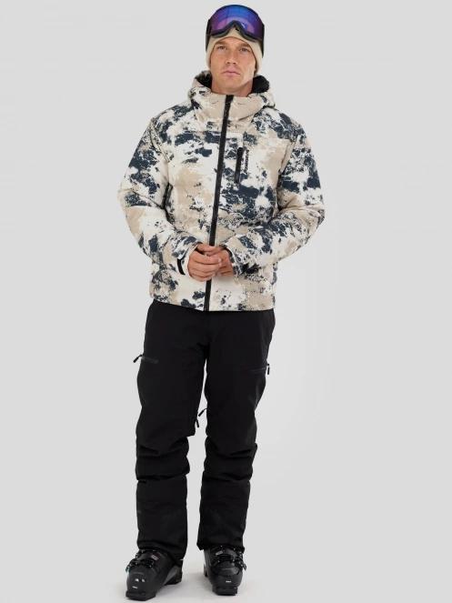Fundango Portage Padded Jacket męski pikowana kurtka narciarska piasek 6