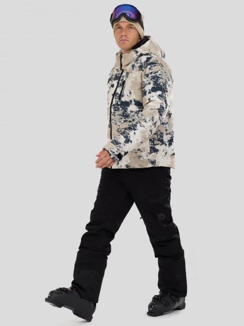 Fundango Portage Padded Jacket męski pikowana kurtka narciarska piasek 7