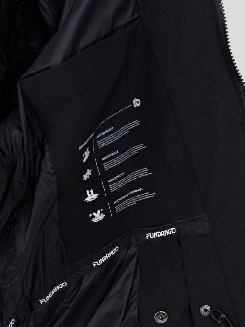 Fundango Portage Padded Jacket męski pikowana kurtka narciarska czarny 11