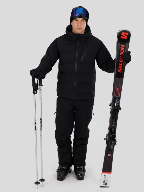 Fundango Portage Padded Jacket męski pikowana kurtka narciarska czarny 4