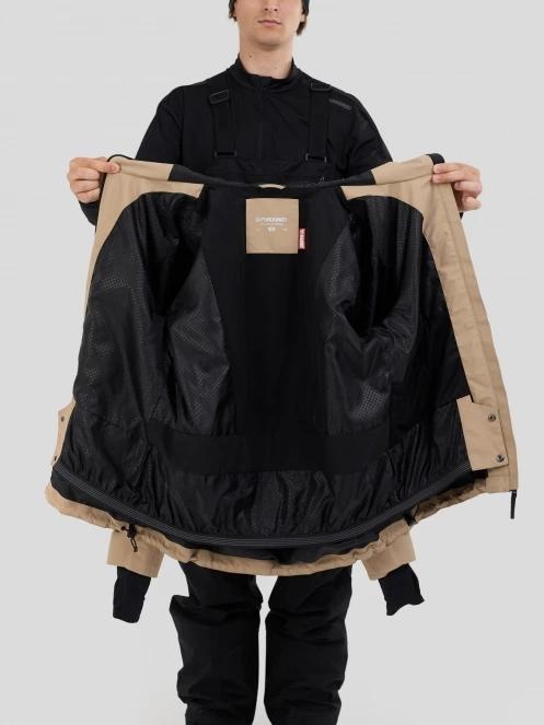 Fundango Nankin M ECO 3L Jacket męski kurtka przeciwdeszczowa piasek 5
