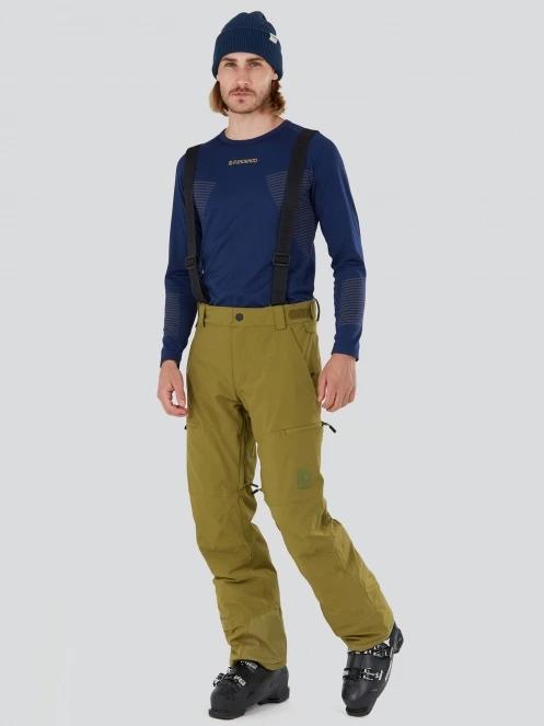 Fundango Teak Pants męski spodnie narciarskie zielony 4