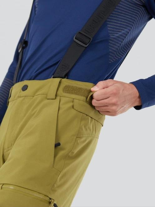 Fundango Teak Pants męski spodnie narciarskie zielony 8