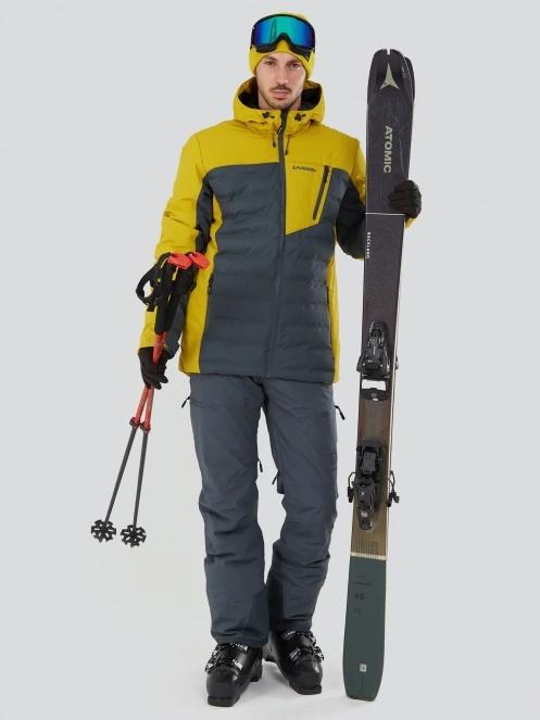 Fundango Teak Pants męski spodnie narciarskie szary 5
