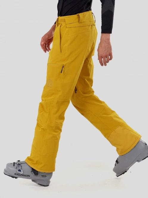 Fundango Teak Pants męski spodnie narciarskie żółty 5