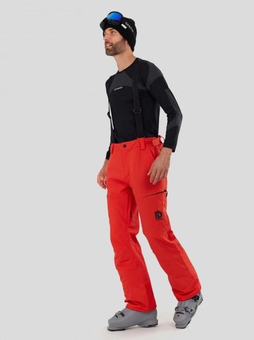 Fundango Teak Pants męski spodnie narciarskie czerwony 5
