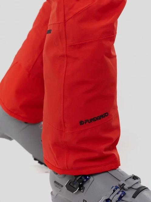 Fundango Teak Pants męski spodnie narciarskie czerwony 7