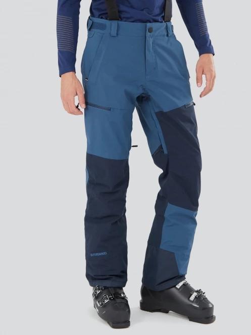 Fundango Teak Colourblock Pants męski spodnie narciarskie niebieski 2