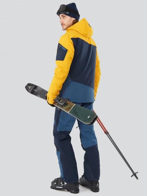 Fundango Teak Colourblock Pants męski spodnie narciarskie niebieski 5