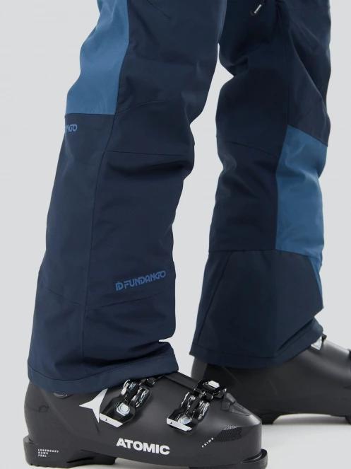 Fundango Teak Colourblock Pants męski spodnie narciarskie niebieski 8